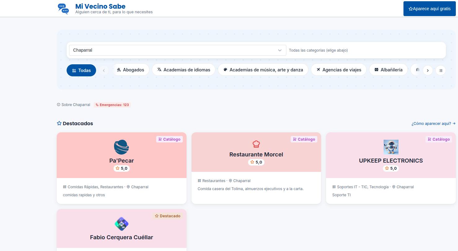 Botón Aparece aquí gratis en la página principal